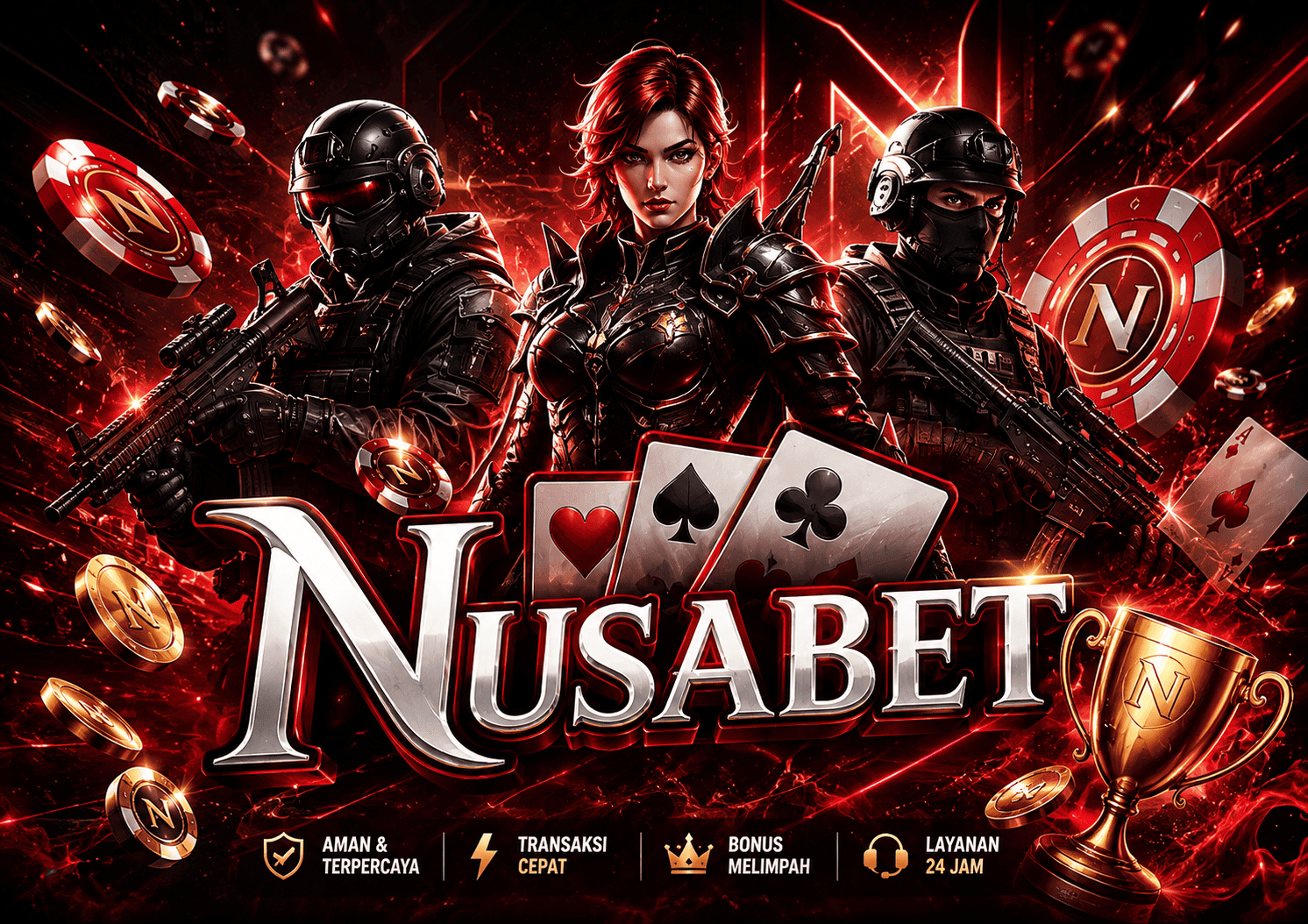 Ilustrasi gaming dan esports